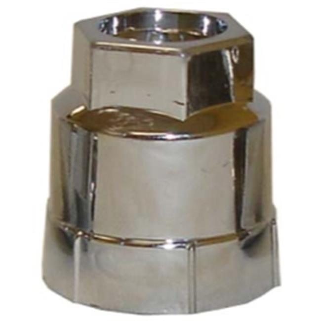 0.75 in. Chromed Nylon Lug Nut Cap for Open End Dual Threaded Acorn Lug