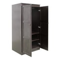 thumbnail image 4 of Concepts in Wood Armoire Wardrobe Closet - 5 ft Tall - Espresso, 4 of 10