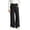 Black, variant on Cethrio Girls Corduroy Pants Size 14-16, Relaxed Fit Elastic Waist Casual Side Pockets Straight-leg Pants Beige