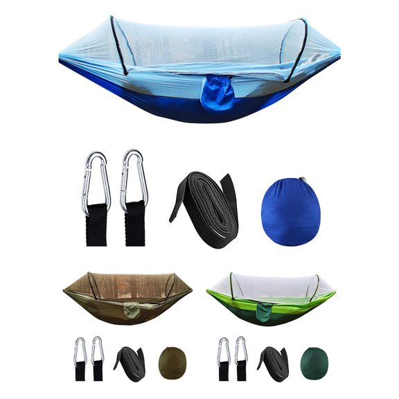 Cheers.US 1 Set Hammock Eco-friendly Breathable Polyester High Density Hammock Mosquito Net for Forest Outdoor Camping