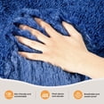 thumbnail image 2 of Alfombra Zentavio Blue Shag Soft, lavable, 244 x 305 cm, 2 of 6