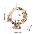 thumbnail image 1 of LADIGASU Christmas Door Hanging Flower Wreath Cute Doll Shopping Mall Hotel Scene Decoration Props Flower Wreath Decorations Ofertas Del Día Liquidación 1X Guirnalda para Colgar de La Puerta, 1 of 7