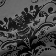 thumbnail image 5 of Homewish Halloween Skull Skeleton Kitchen Curtains,Bohemian Damask Black Out Curtains Pack of 2 (42x63 Each),Black Gray, 5 of 6