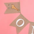 thumbnail image 2 of BESTYASH Giraffes Print Birthday Party Decoration Fabric Bunting Banner Assorted Color Banner Layout Supplies 1Pack, 2 of 3