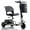 Gunmetal-2, variant on Arshin Mobility Scooters for Seniors & Adults,48V 200W Ultra-Lightweight Mobility Scooter with 300lbs,Foldable Electric Wheelchair 8 Miles Rang,2 Batteries,3.5Mph Variable Speed(Gunmetal)