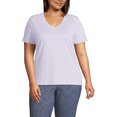 thumbnail image 3 of Lands' End Women's Plus Size Relaxed Supima Cotton T-Shirt, 3 of 3