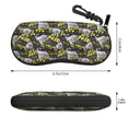 thumbnail image 3 of Zufioo White Retro Off-Road Vehicle Print Sunglasses Case Tactical Zipper Sunglasses Carrying Case for Men Women, 3 of 6
