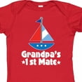 thumbnail image 4 of Inktastic Grandpas First Mate Nautical Sailboat Boys Baby Bodysuit, 4 of 5
