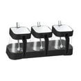 thumbnail image 5 of deevoka Kitchen Condiment Storage Set Condiment Container for Sugar Salts Coffee Bar black, 5 of 9