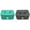 Green & Grey, variant on Money Safe Lock Box with Removable Coin Tray, Durable & Scratch Resistant Money Box, Portable Lock Safe Box with Handle and Lock, GIfts for Kids and Adult