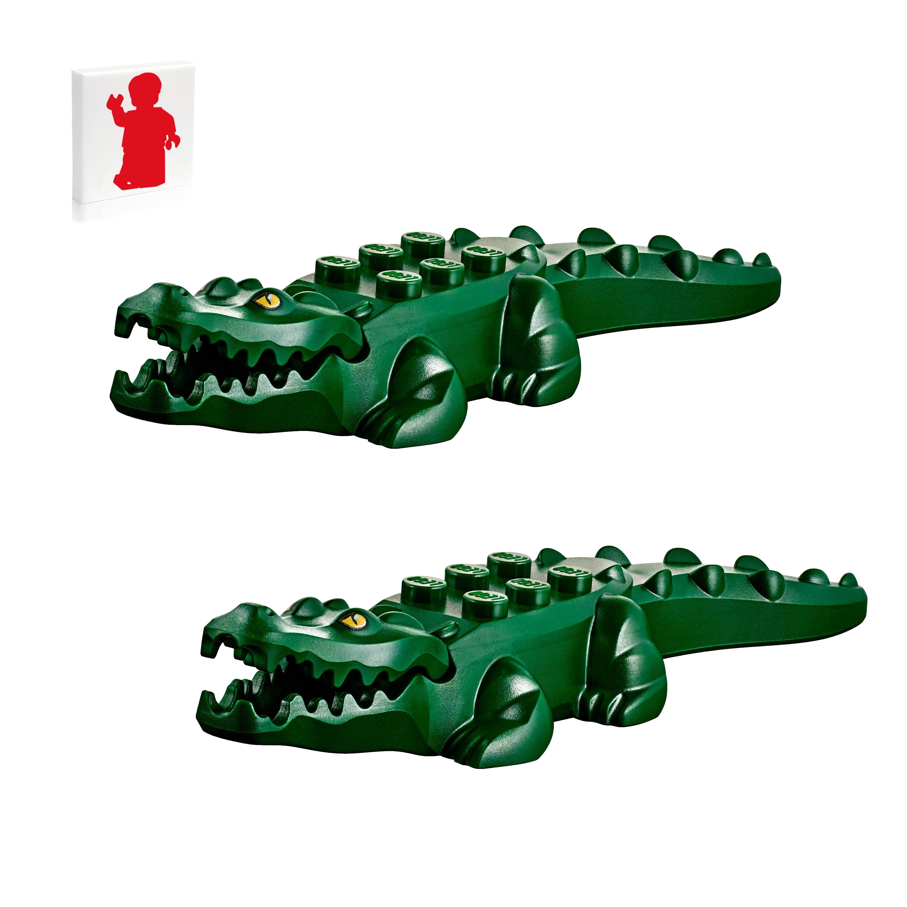 Lego Minifigure Sea Animal Lot C ~ Green Alligators 