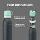 thumbnail image 3 of Botella de agua Owala FreeSip Twist Insulated 500 ml azul/gris, 3 of 6