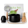 thumbnail image 1 of Juego de batidor matcha de 20 onzas, juego de 5 unidades, incluye taz&oacute;n macha con boquilla, batidor de bamb&uacute; con soporte de cer&aacute;mica, cuchara y tamiz de bamb&uacut, 1 of 8