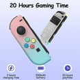 thumbnail image 2 of Wireless Controller Compatible with Switch for N-Switch,Wireless Controllers Replacement for Switch/Lite/OLED Support Double Vibration/Wake-Up/Screenshot/Motion, 2 of 7