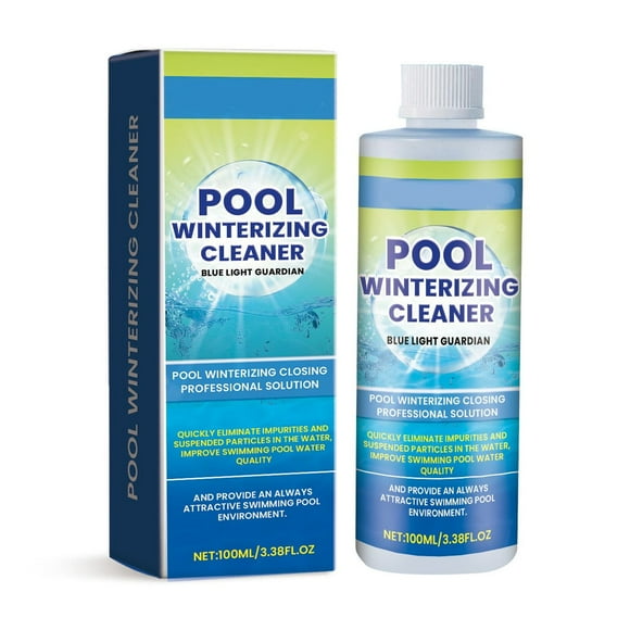 Wiueurtly 2PCS Pool Closing Kit For Above Ground Pool 3 In One Pool Winterizing Kit Winter Pool Closing Kit Up To 15 000 BAL Pool Winterizer Kit Pool （100ml*2）