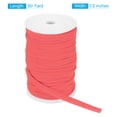 thumbnail image 2 of Uxcell 1Pcs Piping Cord Trim Piping Tape for Sewing DIY Crafting Fabric Edge Trim Red 1/2" x 50 Yard, 2 of 5