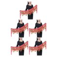 thumbnail image 3 of Cadena de la cintura Qarigey para danza del vientre con Lentejuelas colgantes y Bufanda de la cadera, 3 of 6