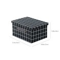 thumbnail image 3 of Xihbxyly Caja de Almacenamiento de Tela, Contenedor Organizador Grande con Tapa, Organizador Versátil para Juguetes y Ropa, Elegante Solución de Decoración para El Hogar, Eficiente Ahorro de Espacio,, 3 of 6