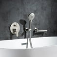 thumbnail image 2 of Rainlex One-Handle 1-Spray Setting Brushed Nickel Bathtub Shower Faucet, 2 of 11