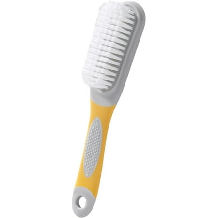 

WYJ Long-Handled Shoe Brush Multi-Functional Cleaning Laundry Brush Sneaker Soft Bristle Brush for Clothes and Shoes Scrubbing (Yellow 2pcs)-0614