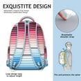 thumbnail image 5 of Boho Chic Laptop Backpack - Stylish Tribal Pattern, Roomy 17 Inch Laptop Pocket, Water Resistant College Daypack for Dorm, Library & Campus Essentials, 5 of 6