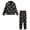 Black, variant on Usaibhir Girls Pajamas Silk PJS Set Satin Sleepwear Long Sleeve Jammies for Kids Button-Down Nightwear Loungewear 7-14 Years