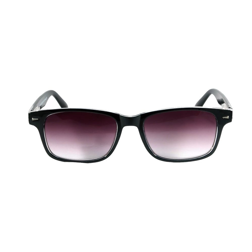 "The Summerville" 3 Pair of Full Reading Sunglasses (non bifocal) - Outdoor Sun Readers - Black/Black - 1.25