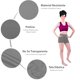 thumbnail image 4 of Short Licra Mujer, Corto, Unitalla, Deportivo, Dama, Atlético, Boxer, Entrenamiento, Pantalones Cortos, Biker, 4 of 5