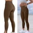 thumbnail image 2 of Yoga Leggings for Women Womens Stretch Yoga Leggings Fitness Running Gym Sports Full Length Active Pants, 2 of 8