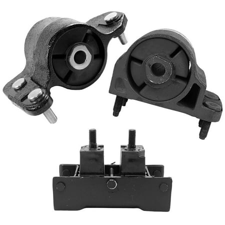 4M Auto Parts. Front Left & Right Engine Mounts & Rear Transmission Mount 3PCS Set. Part Numbers 3447 3429 3317. A5741 A5745 A5924.