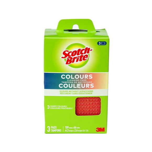 Tampon de nettoyage à usages multiples 723-C-8-CA Couleurs Scotch-Brite® 723-C-8-CA Scotch-Brite®