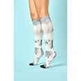 thumbnail image 2 of Nurse Mates Compression Socks Seamless 360° Color: Grey Cloud, Size: 9-11, 2 of 3