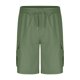 thumbnail image 5 of Pantalones Cortos de Carga de Cintura Elástica para Hombres Casual Sólido Longitud de Rodilla Bolsillo de Carga Pantalones Rectos, Mezcla de Algodón, 5 of 7