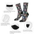 thumbnail image 3 of Logiee Garden Gnomes Print Adult Socks for Men & Women,Calf Socks, Ankle Socks,Boots Socks,Breathable Casual Sock,Unisex Crew Socks, 3 of 6