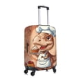 thumbnail image 3 of Daiia Dinosaur Baking Delight Luggage Cover, Thickened Washable Travel Luggage Covers, Elastic Unique Baggage Covers for 18-20 inch Luggage-Medium, 3 of 9