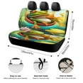 thumbnail image 2 of Frog Moonlight Glow Print Car Accessories Car Rear Seat Covers Fashion Auto Back Seat Protector Decoration Universal Auto Interior, 2 of 6