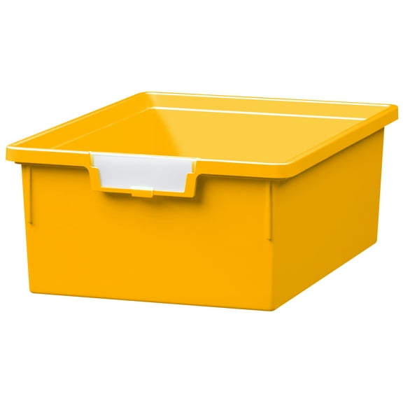 StorSystem Bins and Trays - High Impact Polystyrene 6"Hx12 1/4"Wx16 3/4"L Tray -Yellow