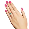 thumbnail image 4 of Mauli Jewels Engagement Rings for Women 0.80 Carat Emerald And Diamond Bridal Set 4-prong 10K Rose Gold, 4 of 5