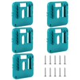 thumbnail image 1 of Professional 5 Pack Space Saving Battery Mounting Rack Storage Bracket Fixing for Home Repair & Outdoor Work Environment Yellow, 1 of 4