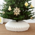 thumbnail image 4 of Selrti Honeycomb Christmas Tree Collar Foldable Paper Christmas Tree Base Stand Cover Basket Skirt Collar for 12"-25" Stands, 4 of 7