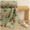 thumbnail image 4 of Soimoi Beige Cotton Voile Fabric Leaves & Rose Floral Fabric Prints By Yard 42 Inch Wide, 4 of 7