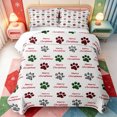 thumbnail image 2 of Manfei Vintage Rustic Christmas Twin Quilt Set,Merry Xmas Twin Coverlet Set,2 Pieces,1 Bedspread and 1 Pillowcase, 2 of 7