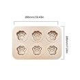 thumbnail image 2 of Molde Para Hornear Muffins En Forma De Garra De Gato Bandeja Antiadherente Molde Para Hornear Muffins Eficiente Placa Para Segura Placa Antiadherente Para El Hogar Pastel De Cocina Yuarrent HA012916-00, 2 of 7