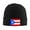 Black, variant on Puertorico-Flag Beanie Hat Knit Hat Skull Cap for Men Women Winter Hat Black