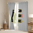 thumbnail image 3 of Manfei Kawaii Toy Race Car Curtains Pack of 2 (42x84 Each),Colorful Vehicle Theme Curtains Blackout,First Letter E Bedroom Curtains For Kid,Super Cozy Room Decor, 3 of 6