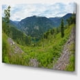 thumbnail image 2 of Green Mountains Panorama - Landscape Canvas Art Print, 2 of 4
