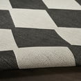 thumbnail image 6 of Nourison Positano Indoor/Outdoor Black 5' x 7' Area Rug (5x7), 6 of 9