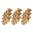 thumbnail image 3 of KAKOWELY wine glass packing boxes 18Pcs Glass Dividers For Moving Boxes Cardboard Moving Box Dividers Dish Packing Moving Boxes Corrugate Dividers Fits In Box For Packing Shipping Khaki, 3 of 5