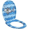 Designer Toilet Seat, Cartoon Shark