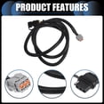 thumbnail image 3 of 1 Juego de arnés de cableado plano de 4 vías para remolque para Nissan Frontier 2005-2022 para Nissan Xterra 2005-2015 Negro, 3 of 7
